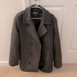 Gray tweed American Rag PeaCoat